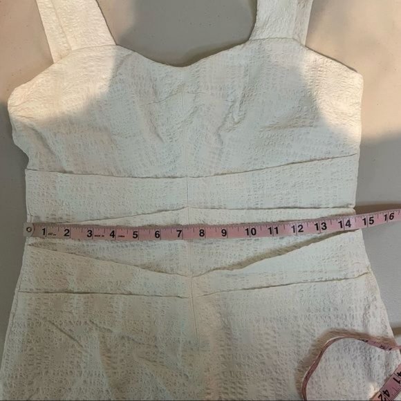 YIGAL AZROUEL CRINKLE TEXTURED PLEATED RUCHED BODY CON COCKTAIL MINI DRESS 10 - Picture 5 of 8